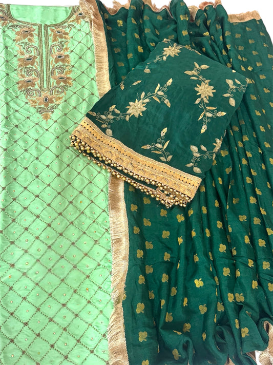 Designer Suit & Lehenga Combo