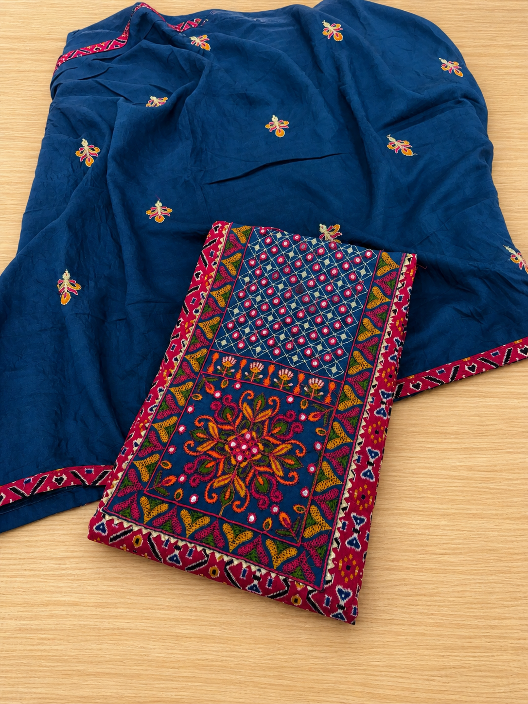 Multishades Cotton Suit Set