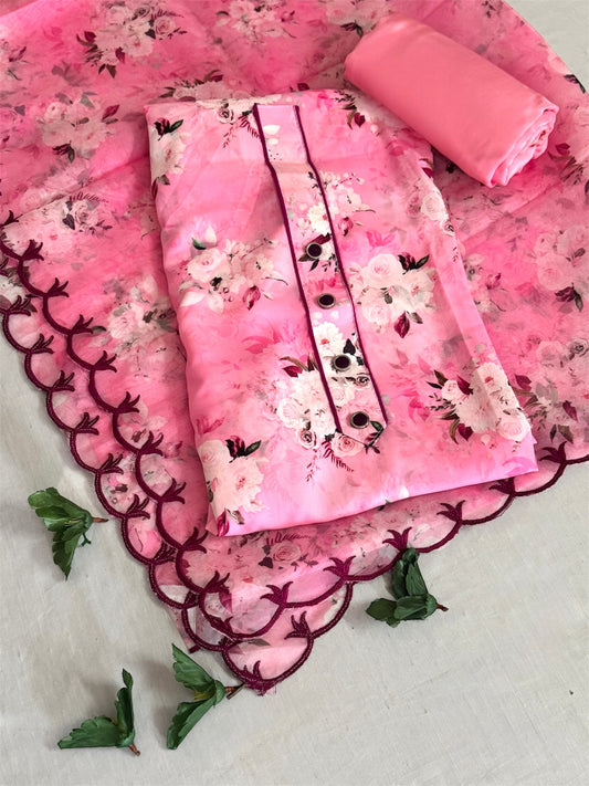 Shreya Organza Cutwork Suit Set