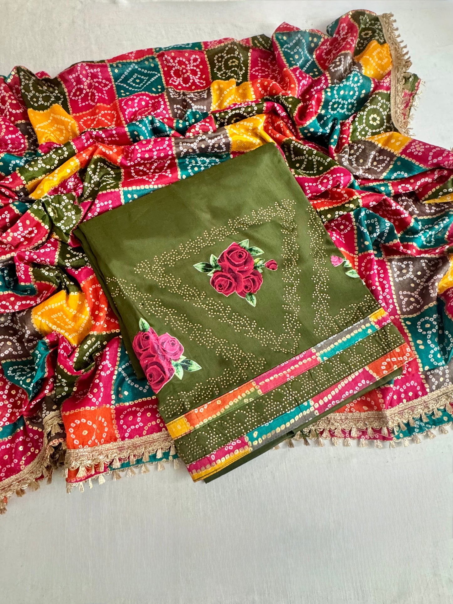 Banarsi Dupatta Suit