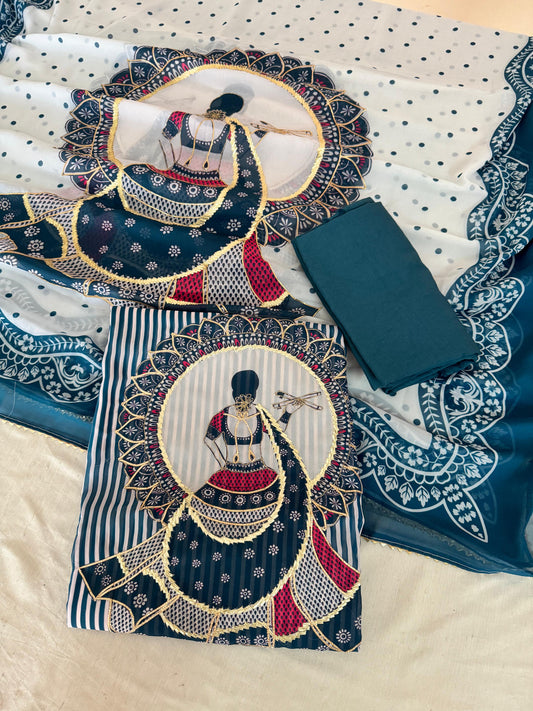 Doll Print Georjatt Suit Set