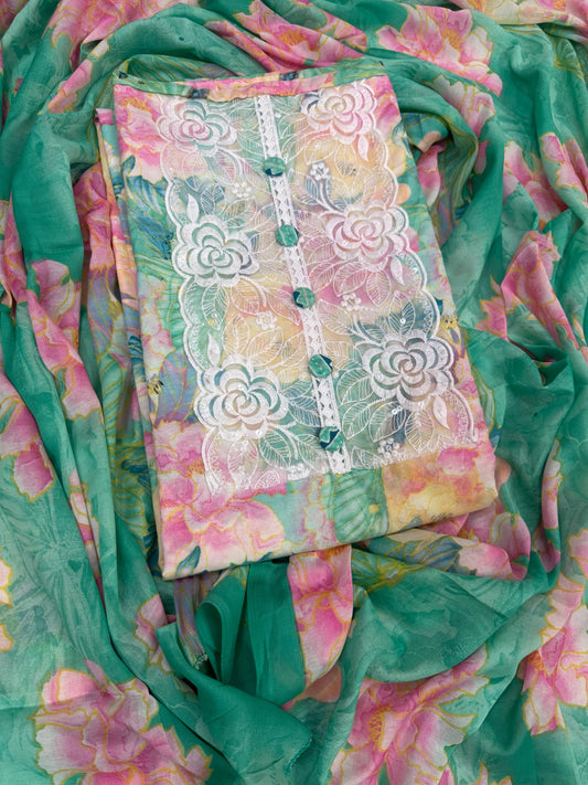 Cotton Dupatta Suit