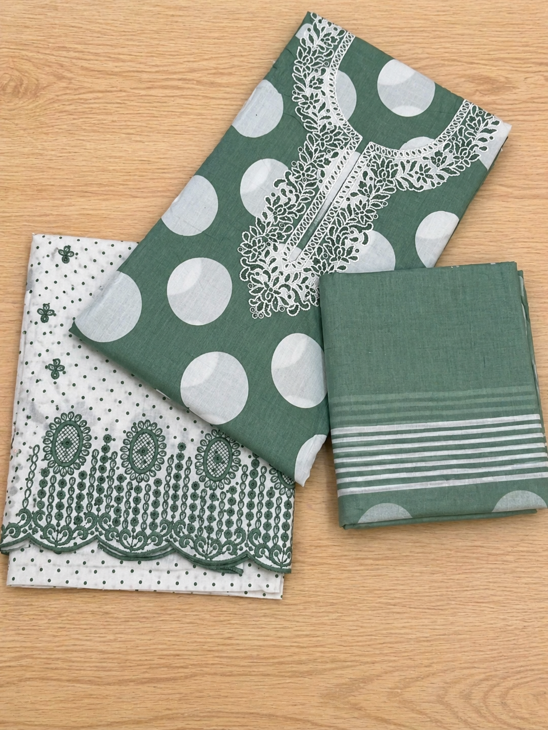 Hand made cotton suit