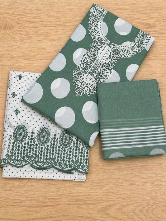 Hand made cotton suit