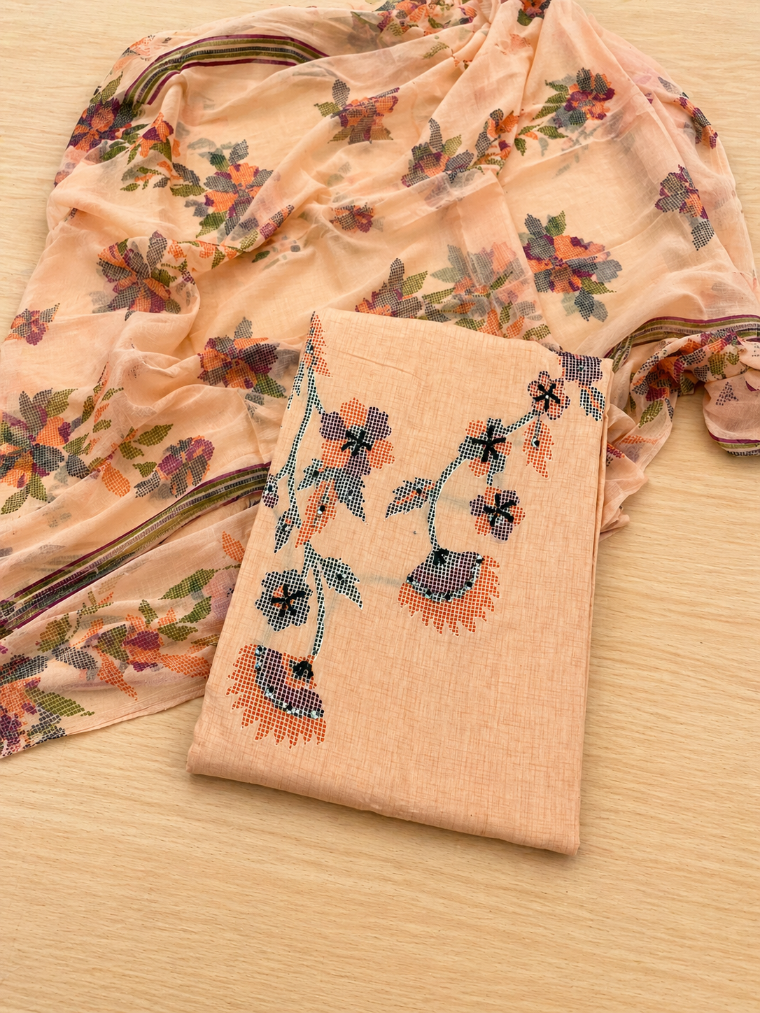 Luxury Printed Suit set