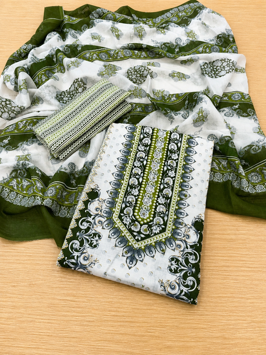 Matching Cotton Suit Set
