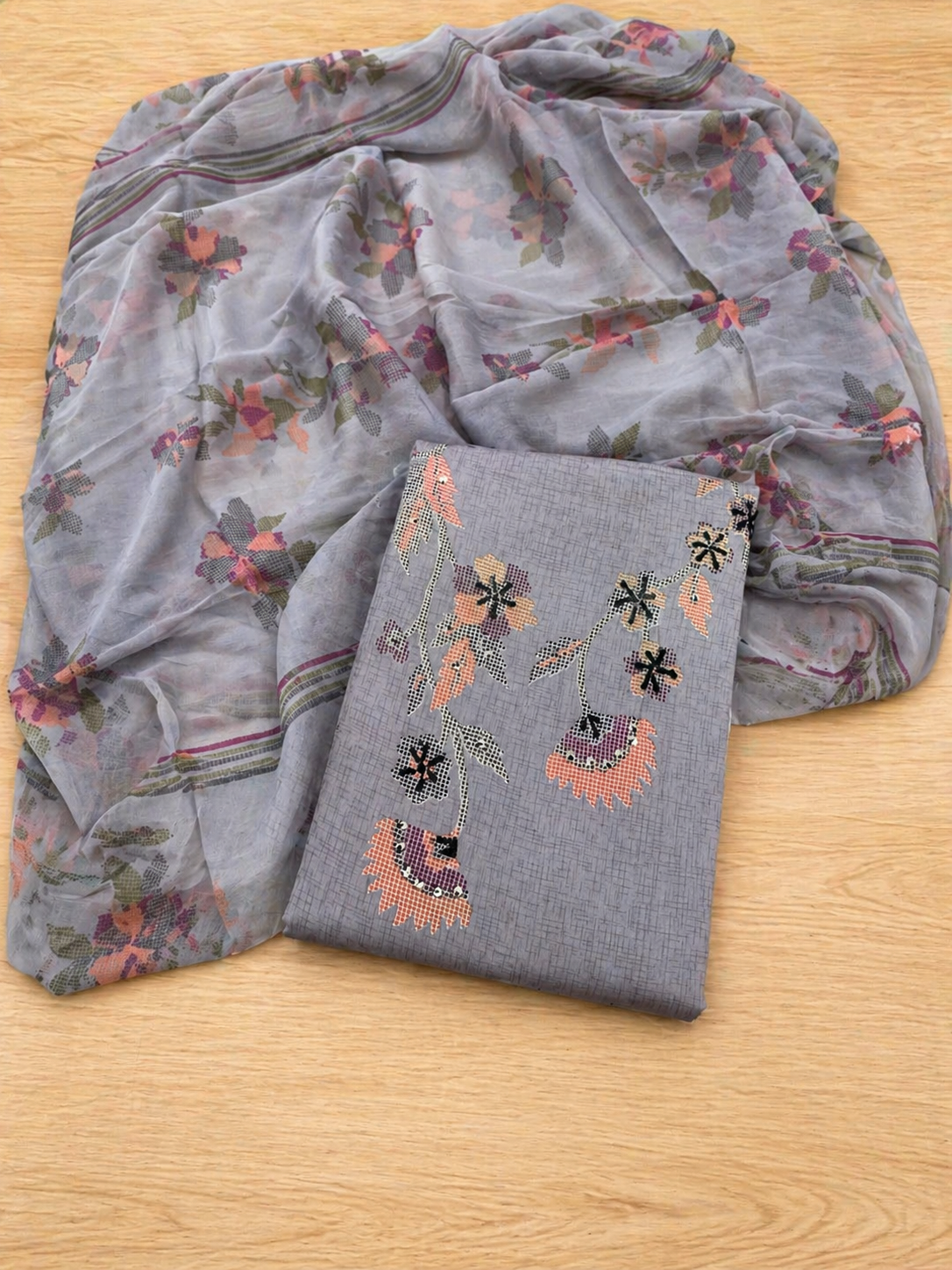 Luxury Printed Suit set