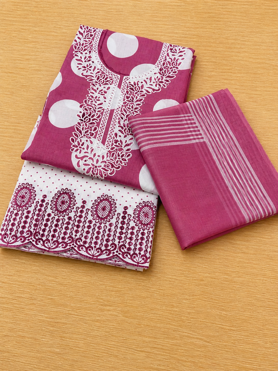 Hand made cotton suit
