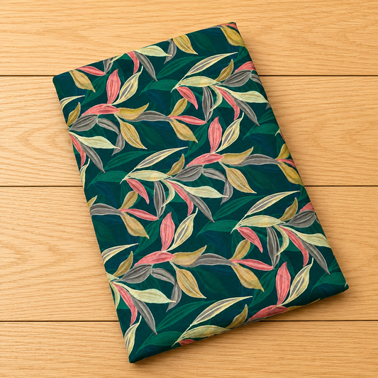 Cotton green suit