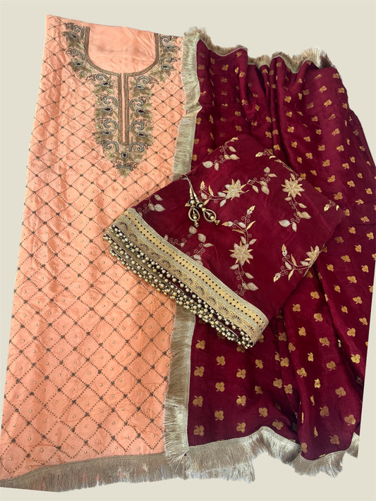Designer Suit & Lehenga Combo