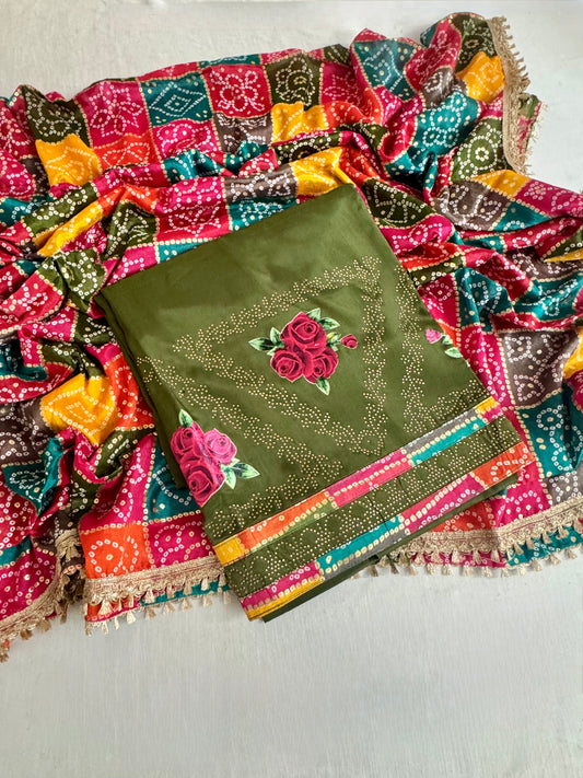 Banarsi Dupatta Suit