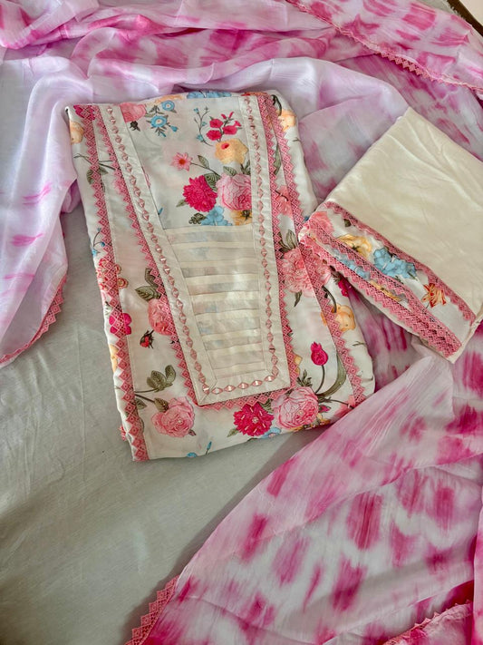 Blossom Breeze Cotton Suit Set