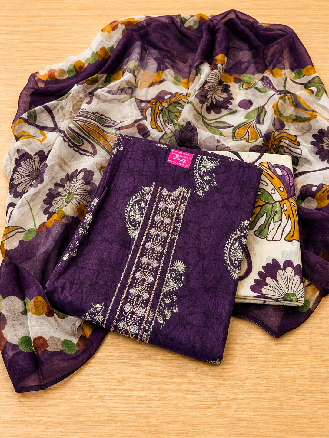 Cotton Handwork Suit