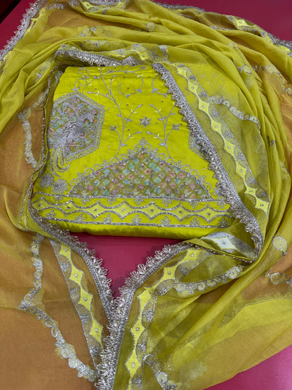 Cotton Handwork Yellow