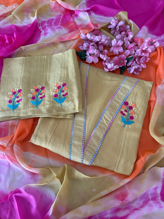 Handwork Pakistani Cotton Suit"- Pakistani style suit