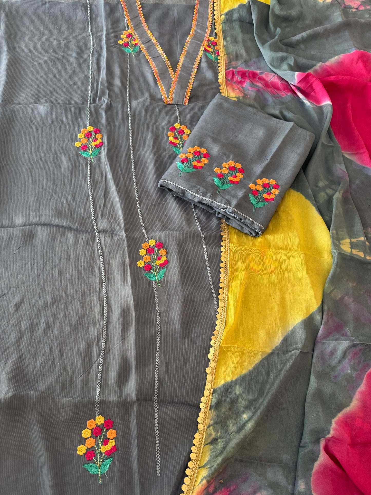 Handwork Pakistani Cotton Suit"- Pakistani style suit