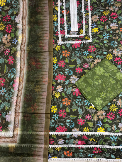 Cotton Fabric - Multicolor Floral Prints