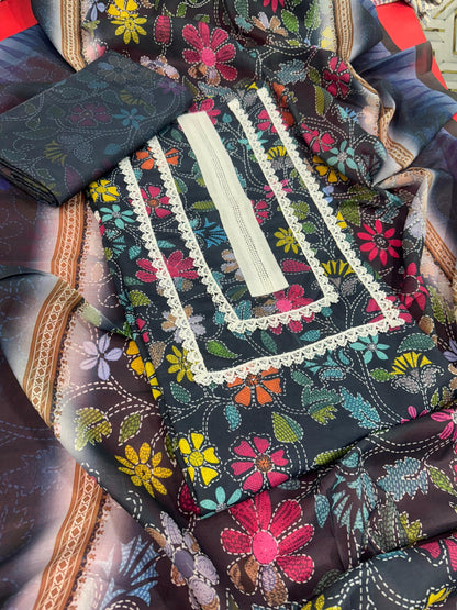 Cotton Fabric - Multicolor Floral Prints