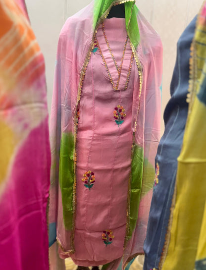 Handwork Pakistani Cotton Suit"- Pakistani style suit