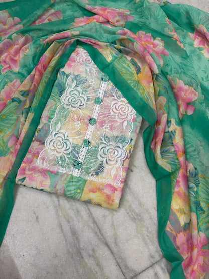 Cotton Dupatta Suit