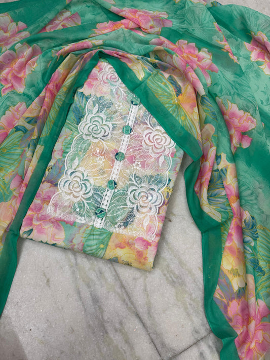 Cotton Dupatta Suit